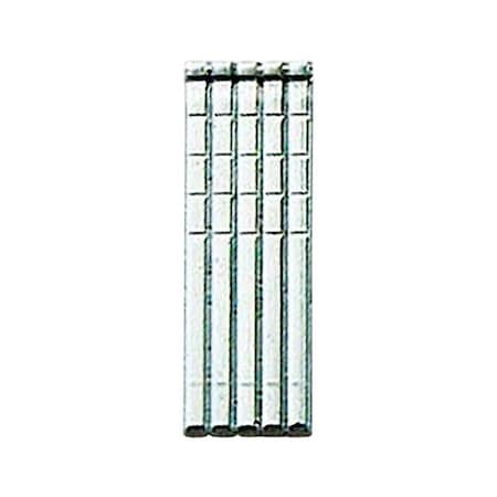 Grip-Rite Collated Brad Nail, 1-1/2 in L, 18 ga, Electro Galvanized, Brad Head, Straight GRF18112M